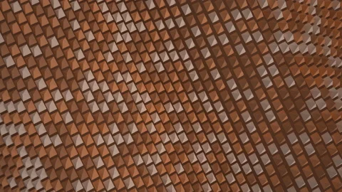 Pyramids create a wave surface. PSoothing coral background for a business presen Stock Footage 165602582