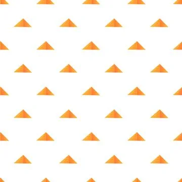 Pyramids creating seamless pattern on white background 스톡 일러스트