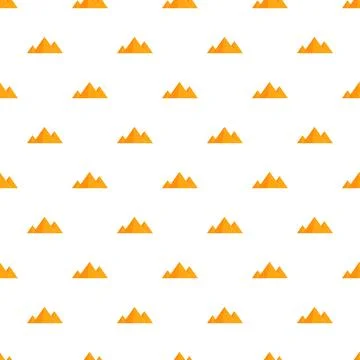 Pyramids desert landscape seamless pattern background イラスト素材