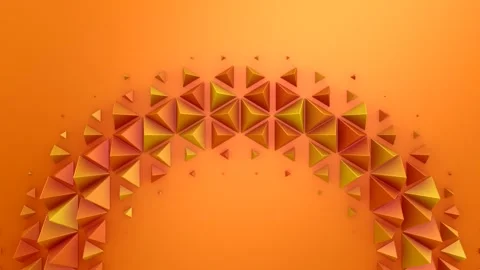 Pyramids Form a Wave Stock Footage 246506726