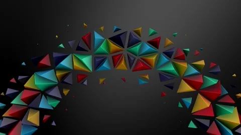 Pyramids Form a Wave Stock Footage 246541148