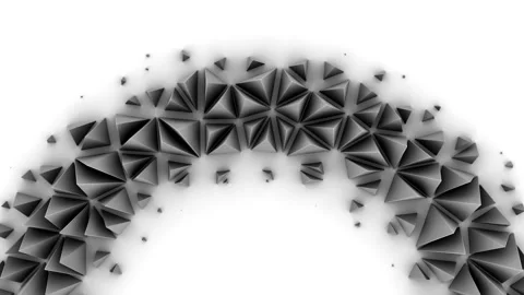 Pyramids Form a Wave Stock Footage 246617767