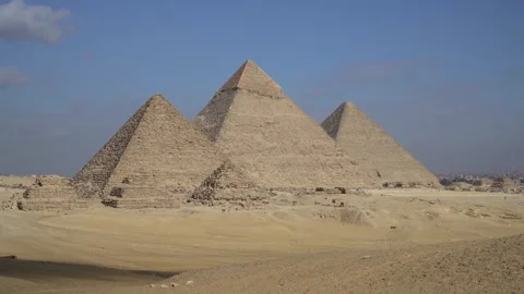 Pyramids of Giza in Cairo Egypt Stock Footage 274670297