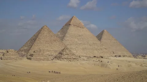 Pyramids of Giza in Cairo Egypt Stock Footage 274670633