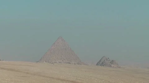 Pyramids of Giza, Egypt Video stock 7734345