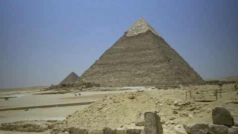 The Pyramids Of Giza In Egypt Stock Footage 158164289