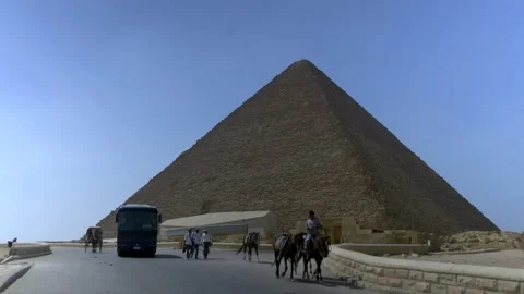 The Pyramids Of Giza In Egypt Stock Footage 158165233