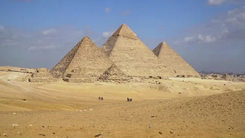 The Pyramids of Giza Egypt Stock Footage 274670398