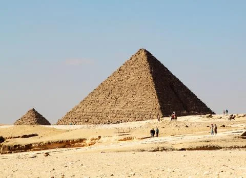 Pyramids of giza Stock Photos