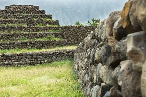 Pyramids of Guimar Stock Photos