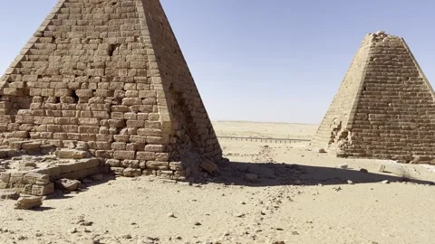 Pyramids in Karima, Sudan Stock Footage 272159906