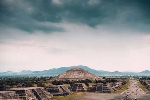 Pyramids of Mexico. Stock Photos