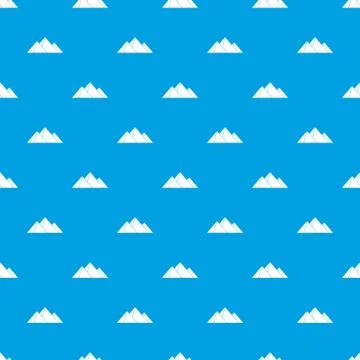 Pyramids pattern seamless blue Stock Illustration
