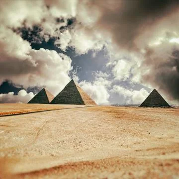 The Pyramids 스톡 사진
