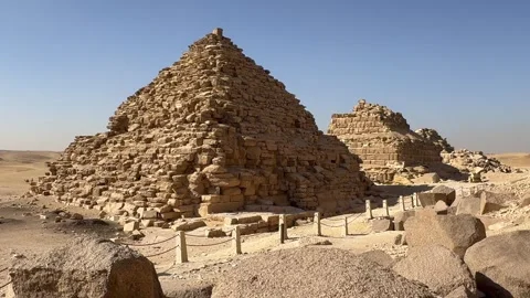 Pyramids of queens Giza pyramids Stock Footage 290177612