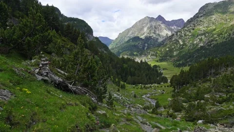 Pyrenees landscapes Stock Footage 160334485