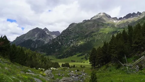 Pyrenees landscapes Stock Footage 160334511