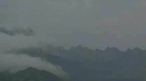 Pyrenees mountain time lapse 2 Stock Footage 485339