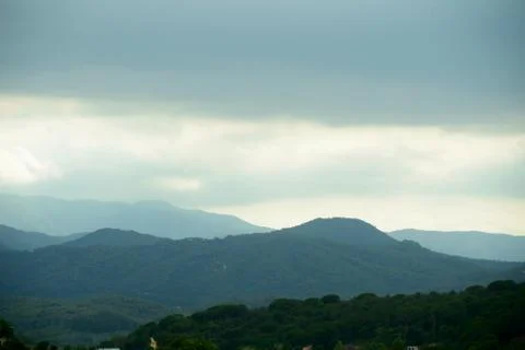 Pyrenees mountains landscape. Stock Photos