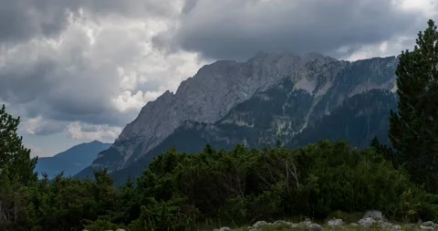 Pyrenees Mountains - Pedraforca Stock Footage