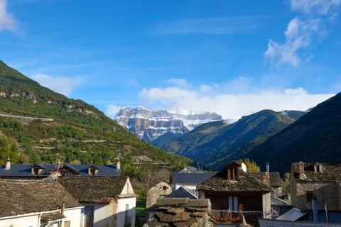 The pyrenees mountains Stock Photos