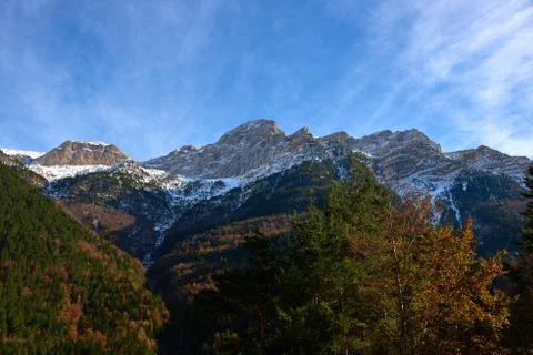 The pyrenees mountains Stock Photos