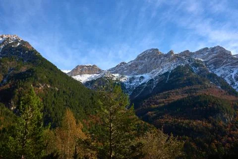 The pyrenees mountains Stock Photos