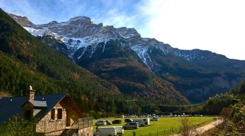 The pyrenees mountains Stock Photos
