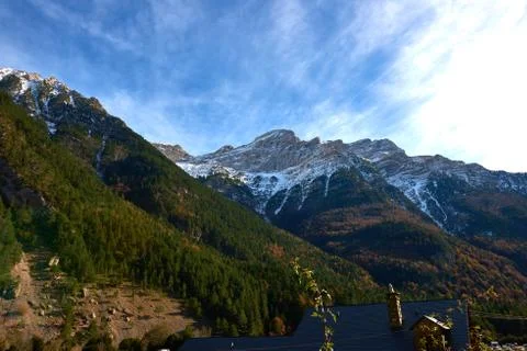 The pyrenees mountains Stock Photos