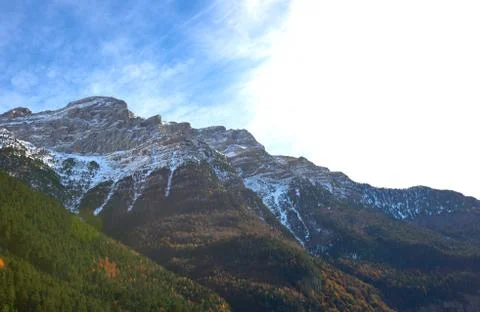 The pyrenees mountains Stock Photos