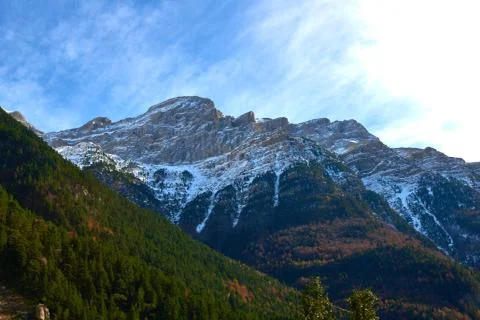 The pyrenees mountains Stock Photos