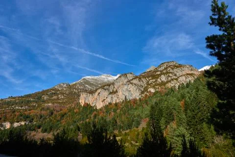 The pyrenees mountains Stock Photos