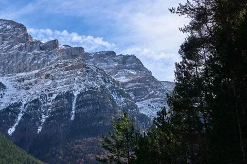 The pyrenees mountains Stock Photos