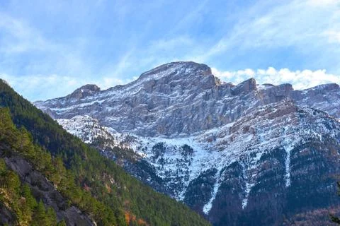 The pyrenees mountains Stock Photos