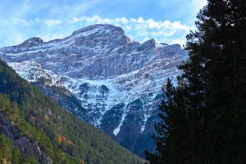 The pyrenees mountains Stock Photos