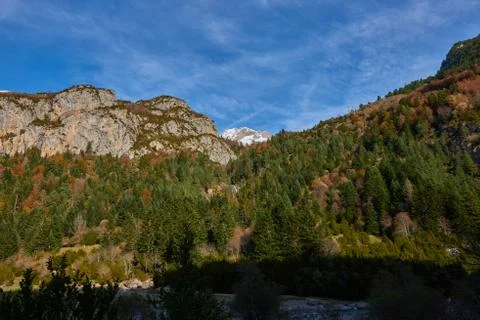The pyrenees mountains Stock Photos