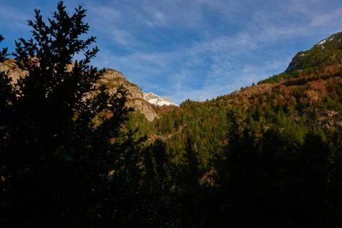 The pyrenees mountains Stock Photos