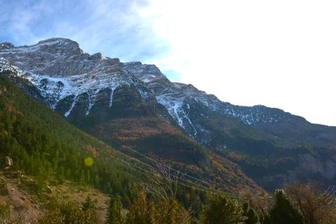 The pyrenees mountains Stock Photos