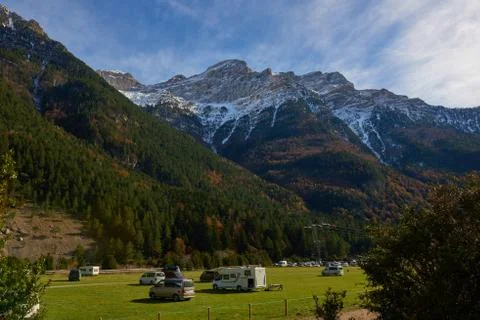 The pyrenees mountains Stock Photos