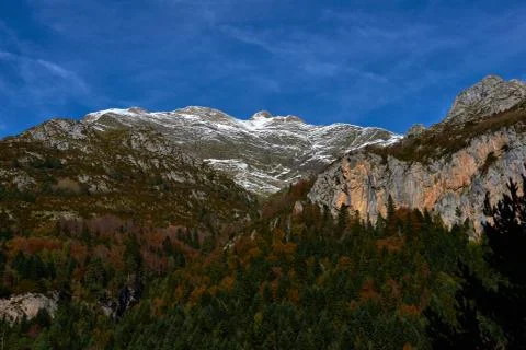 The pyrenees mountains Stock Photos