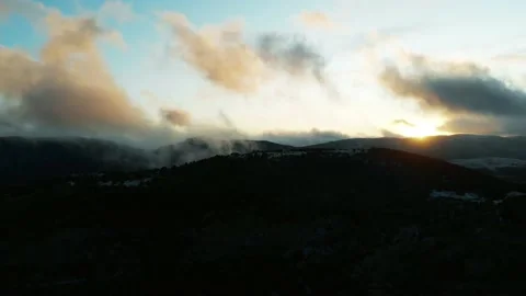 Pyreneese sunset Video stock 141749130