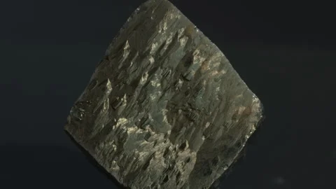 Pyrite Cube Stock Footage 340637377
