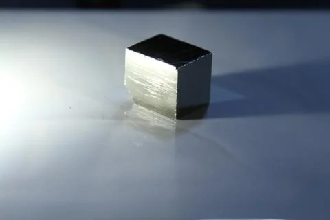 Pyrite Cube Stock Photos