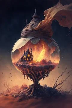 Pyroconverger Stock Illustration