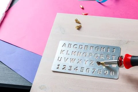 Pyrography pen Foto stock