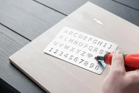 Pyrography pen Stock Photos