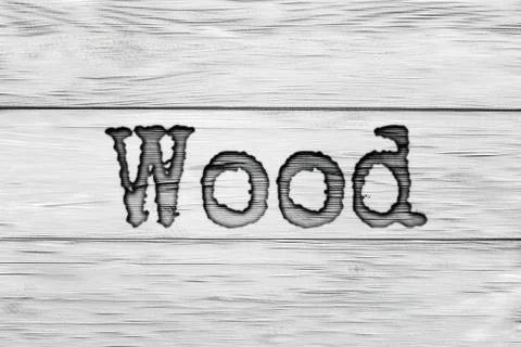 Pyrography Wood 스톡 일러스트