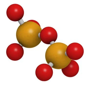 Pyrophosphate molecule, chemical structure Stock Illustration