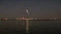 Pyrotechnic Airplane Stunts Over Tampa's Skyline HD Footage