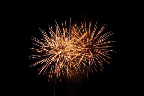 Pyrotechnic fireworks Stock Photos